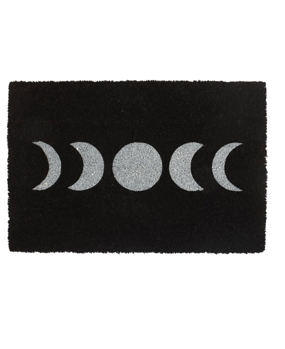Moon Phase Natural Coir Doormat For Sheltered Use - Placemats
