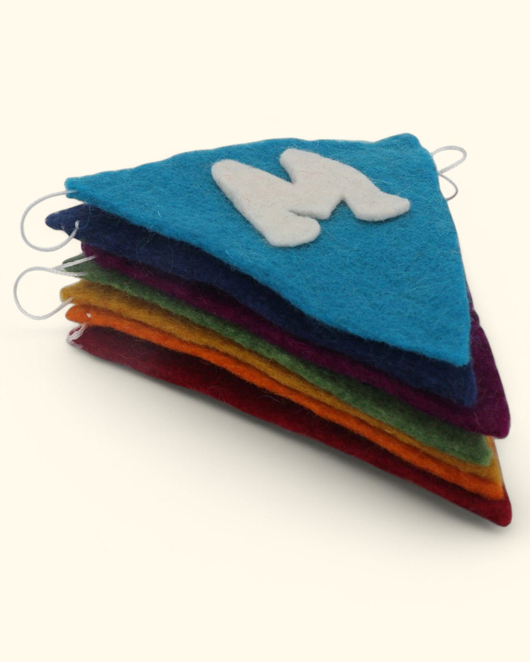 Namaste Felt Flag Banner in Chakra Colors - Wreaths & Garlands