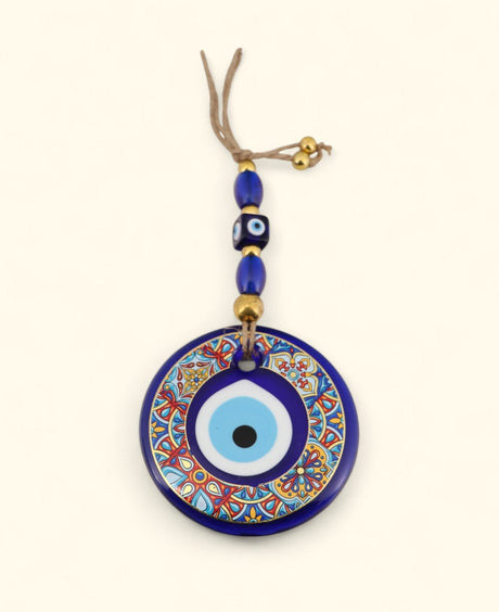 Patterned Evil Eye Wall Hanging in Murano Glass - Wall Hanging