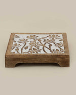Fairtrade Sustainable Wood Lotus Risers And Statue Stands