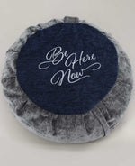 Grey Blue Meditation Zafu Cushion