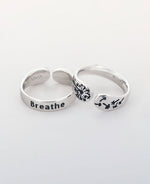 Sterling Silver Breathe Ring