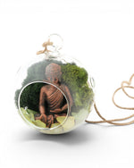 Buddha Meditation Glass Globe