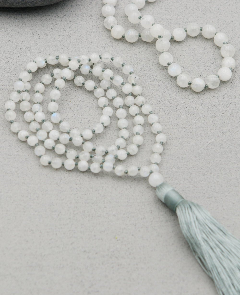 Calming Moonstone Mala Beads