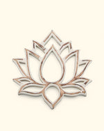 Carved Lotus Wood Trivet