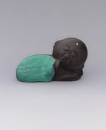 Cast Iron Baby Jizo Statue