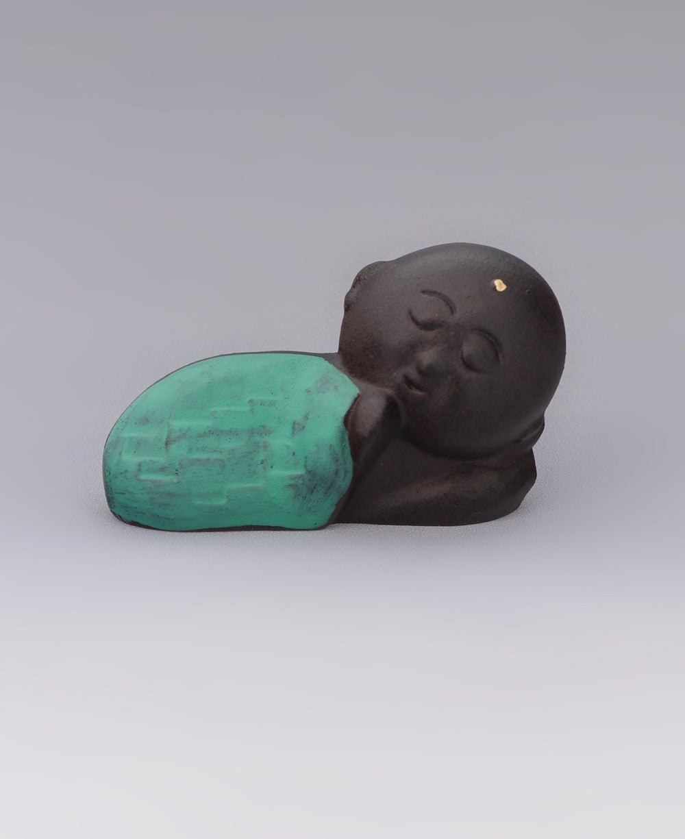 Cast Iron Baby Jizo Statue