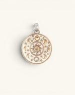 Celestial Sun Moon Citrine Pendant