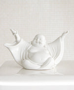 Happy Buddha Porcelain Statue