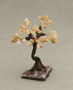 Citrine Gemstone Bonsai Tree