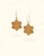 Coexist Lotus Gold Earrings
