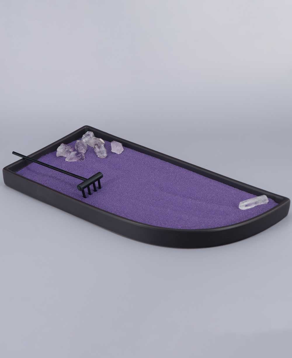 Crown Chakra Amethyst Zen Garden