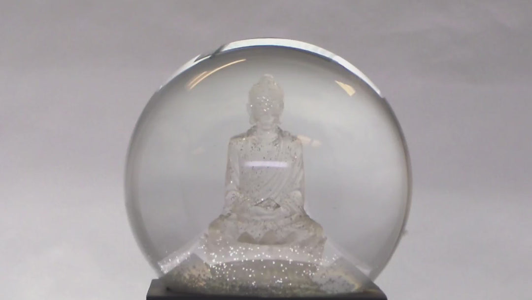 Clear Buddha Serenity Snow Globe