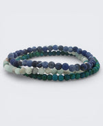 Blue Energy Stack Bracelets