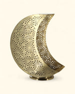 Moon Cutout Lantern Candle Holder