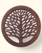 Rosewood Tree of Life Trivet