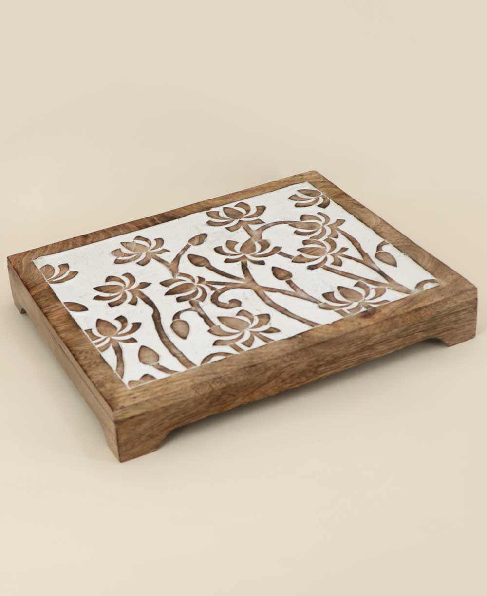 Lotus Risers Sustainable Wood Stands