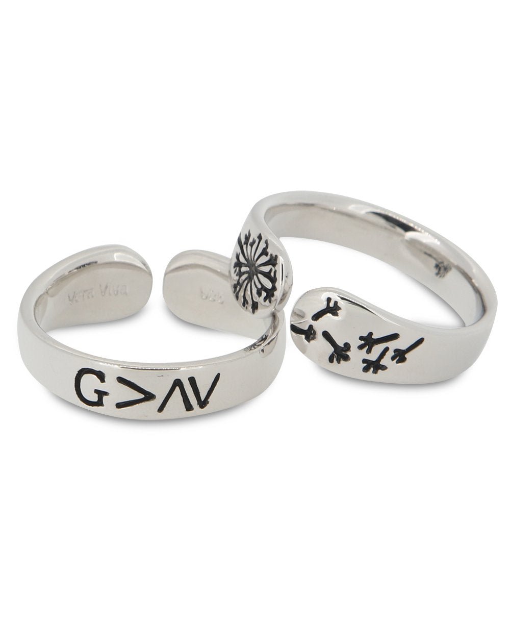 Sterling Highs and Lows Ring