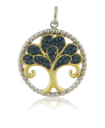 Gold Plated Tree Pendant