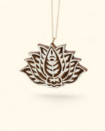Carved Mango Wood Hamsa Ornaments