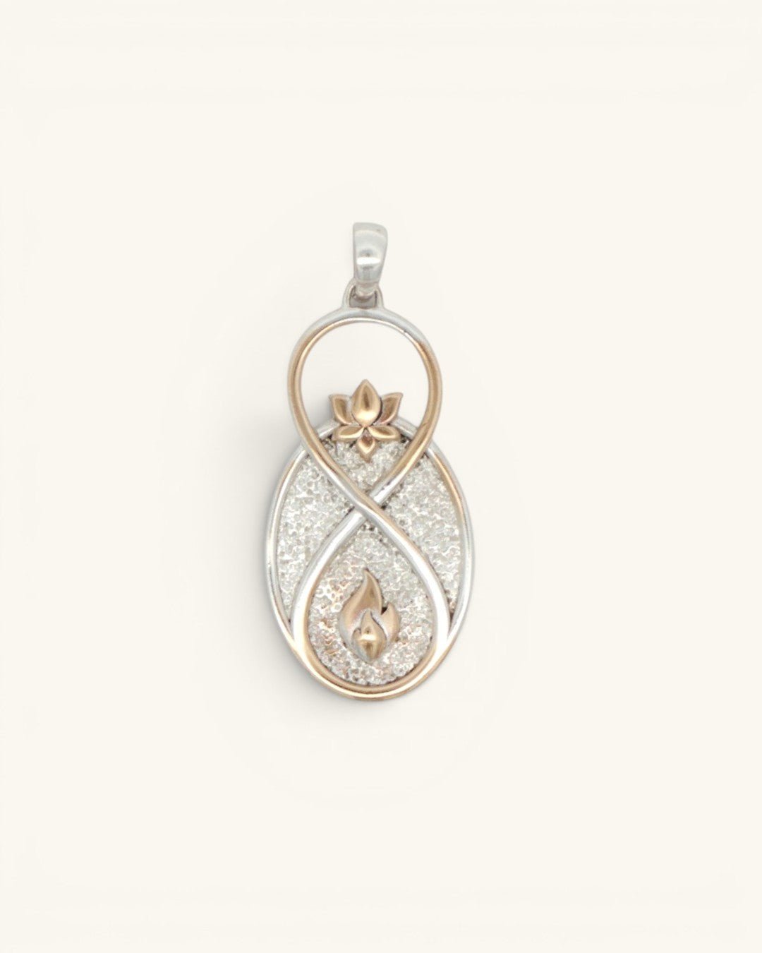 Infinite Lotus Flame Pendant