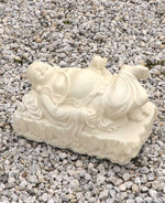 Cream White Hotei Buddha Statue