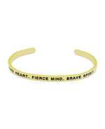 Kind Fierce Brave Cuff