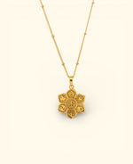 Live with Intention Lotus Necklace