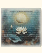 Lotus Moon Canvas Art