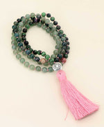Rose Quartz Heart Chakra Mala