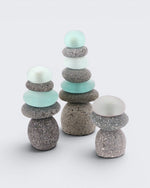 Mini Stacked Sea Glass Cairns