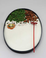 Miniature Frog Meditation Zen Garden