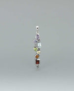 Stacked Chakra Gemstone Pendant