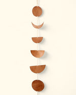 Moon Phase Leather Garland