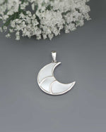 Mother of Pearl Moon Pendant