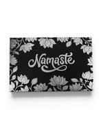 Namaste Lotus Leatherette Wall Art