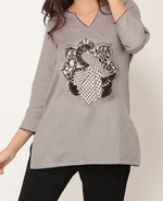 Peacock Lotus Mandala Tunic