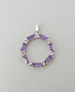 Amethyst Wheel of Tranquility Pendant