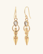 Sacred Feminine Moonstone Earrings