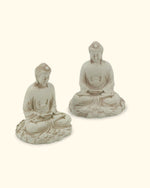 Miniature Cream Buddha Statues