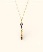 Seven Chakra Gemstone Pendant