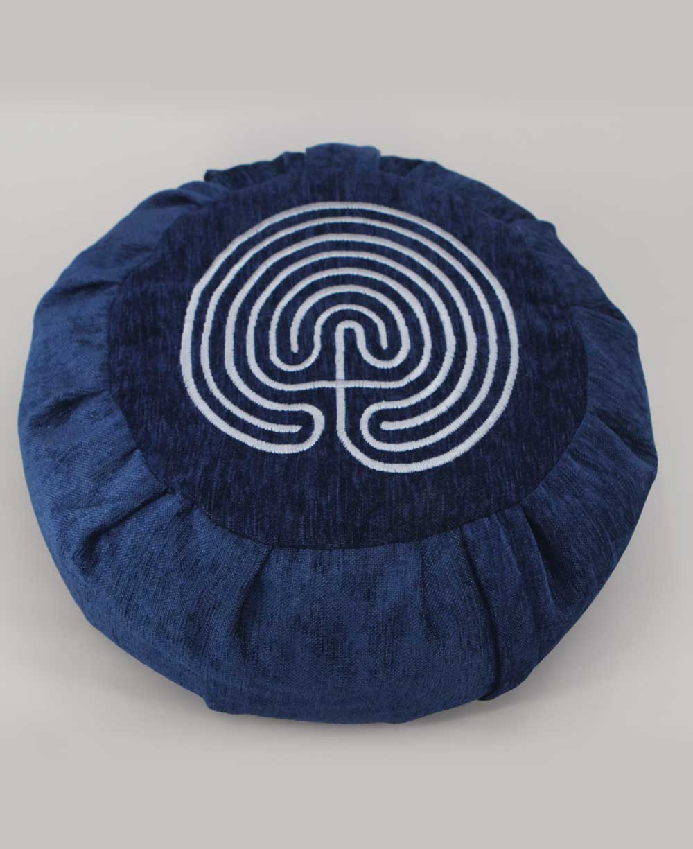 Seven Circles Labyrinth Zafu Cushion