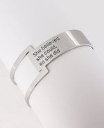 Geometric Cuff Bracelet Believed