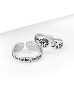 Smile Breathe Go Slowly Ring