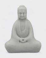 Soft Grey Meditating Buddha