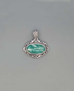 Sterling Silver Amazonite Pendant