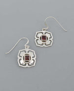 Gemstone Chakra Sterling Earrings