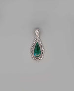 Sterling Silver Chrysocolla Pendant