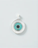 Turquoise Evil Eye Pendant