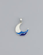 Sterling Silver Moon Pendant